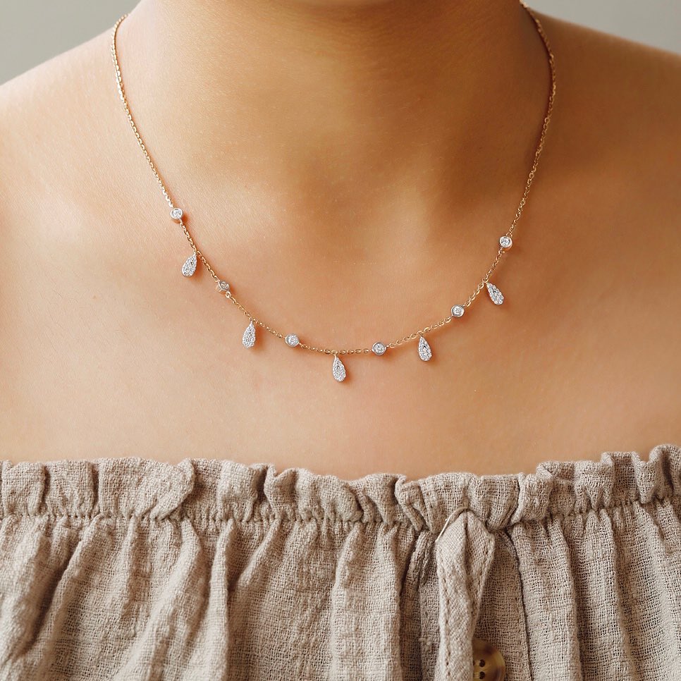 Trendy hot sale dainty necklaces