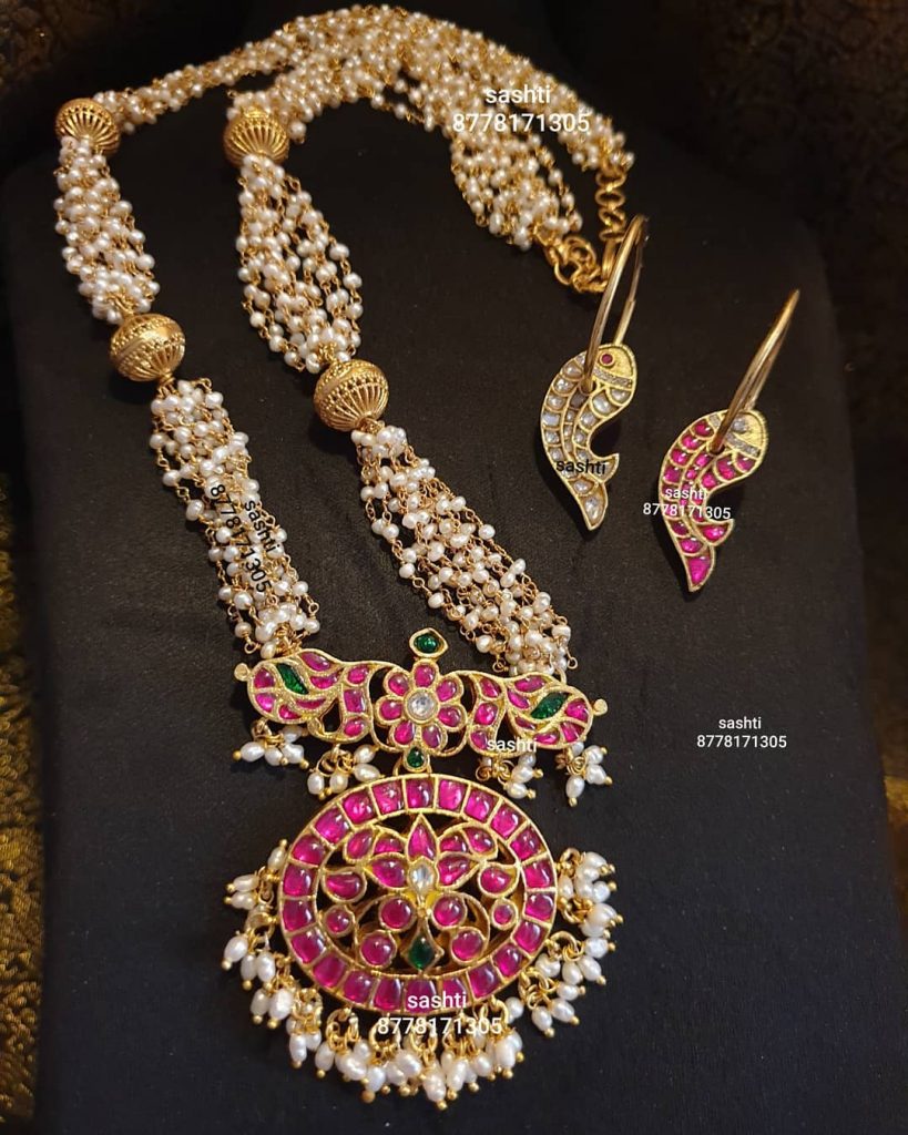 Quintessential Pearl Drop Jewellery Designs