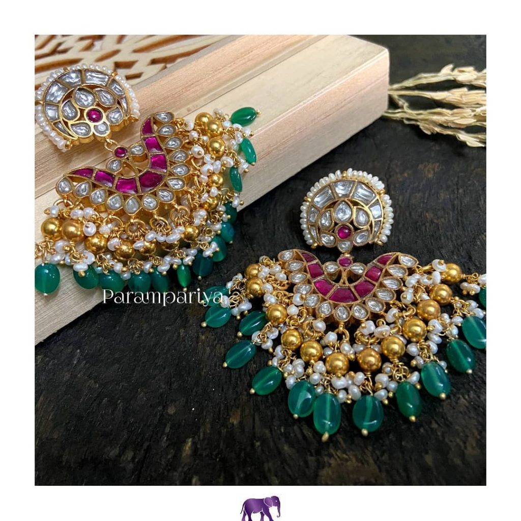 Traditional Kundan Earrings