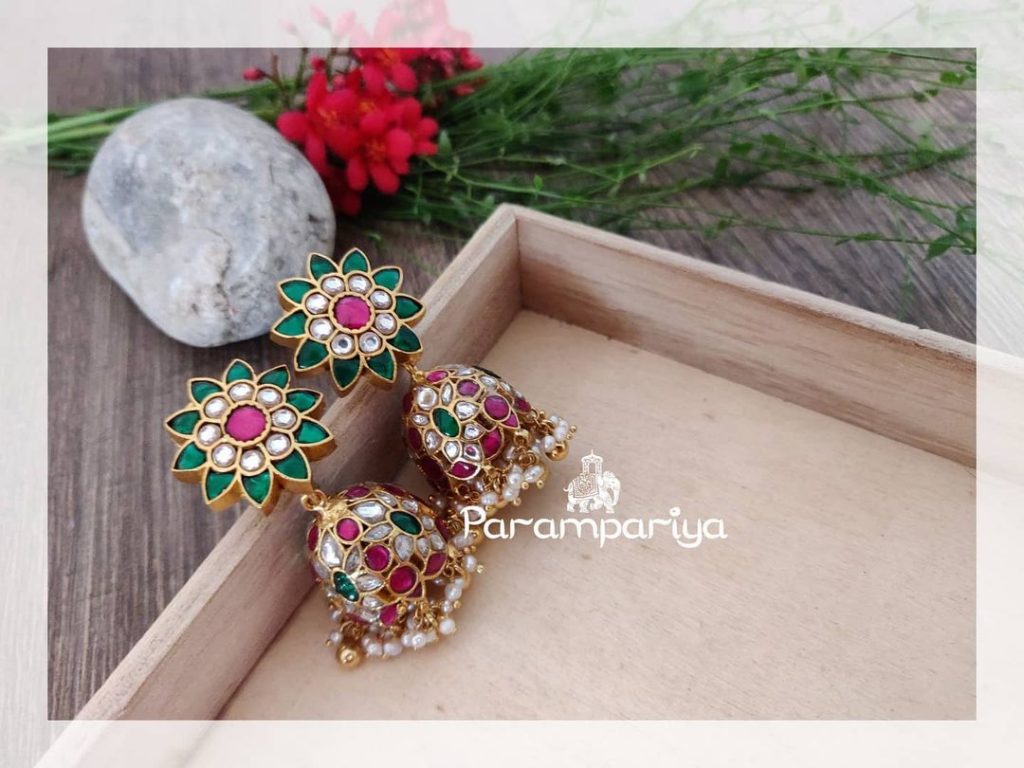 Traditional Kundan Earrings