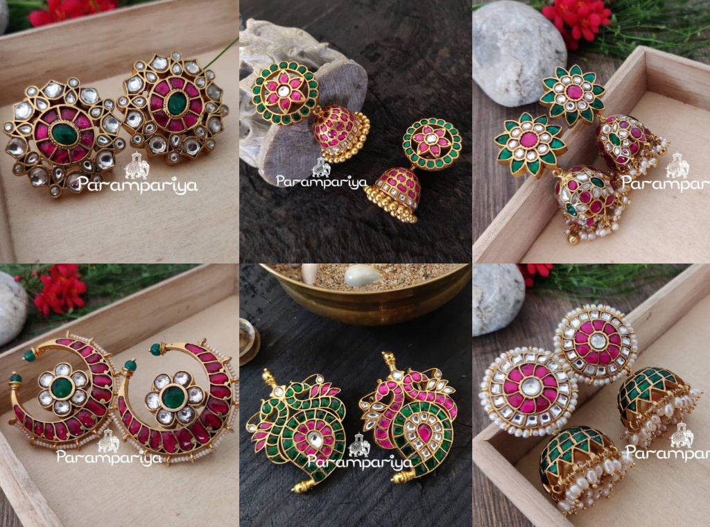 Traditional Kundan Earrings