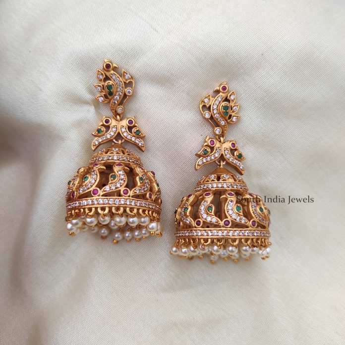 Peacock Ear Cuff Jhumka | Latest New Jewellery