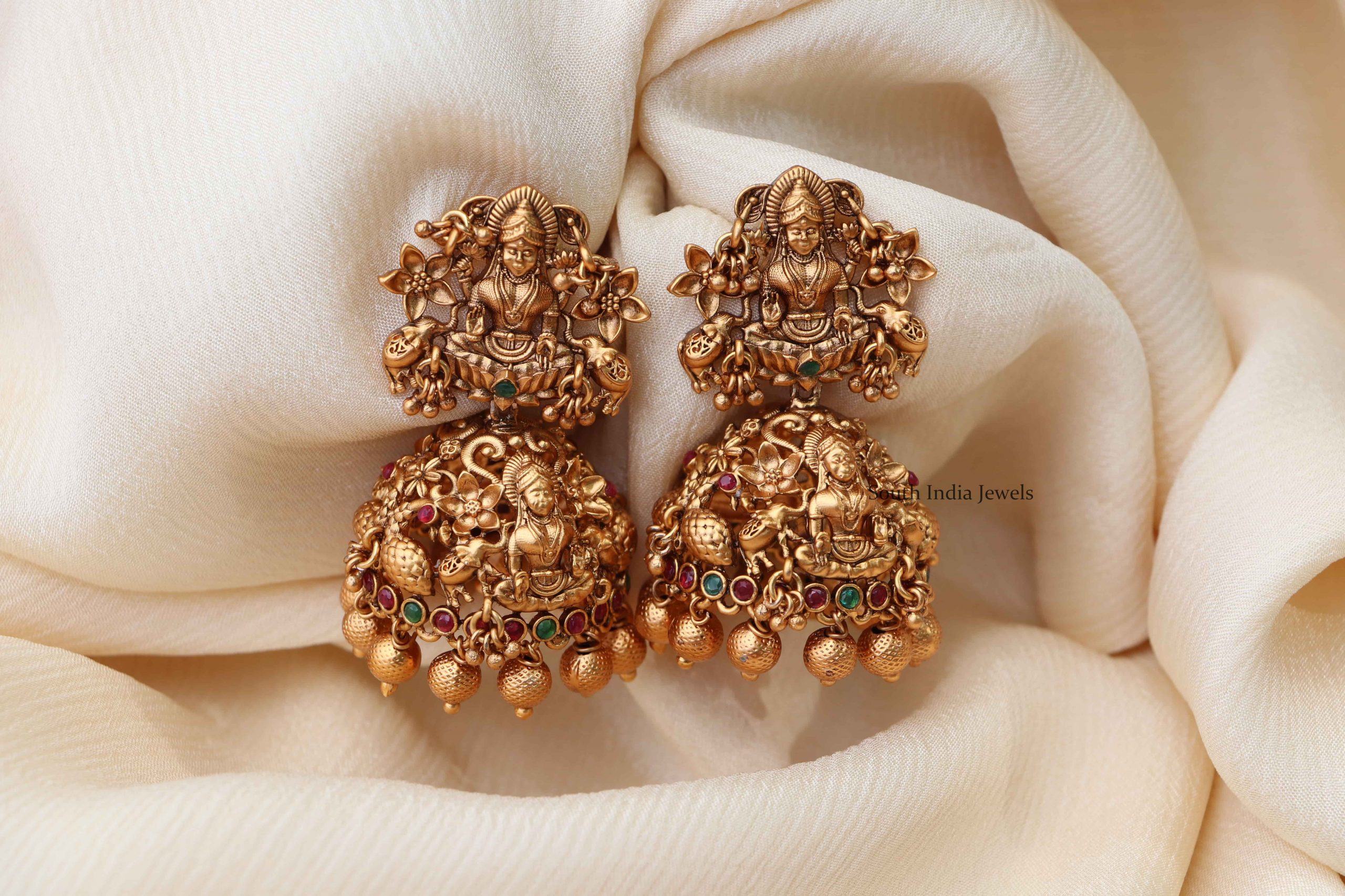 Antique Temple Jhumkas