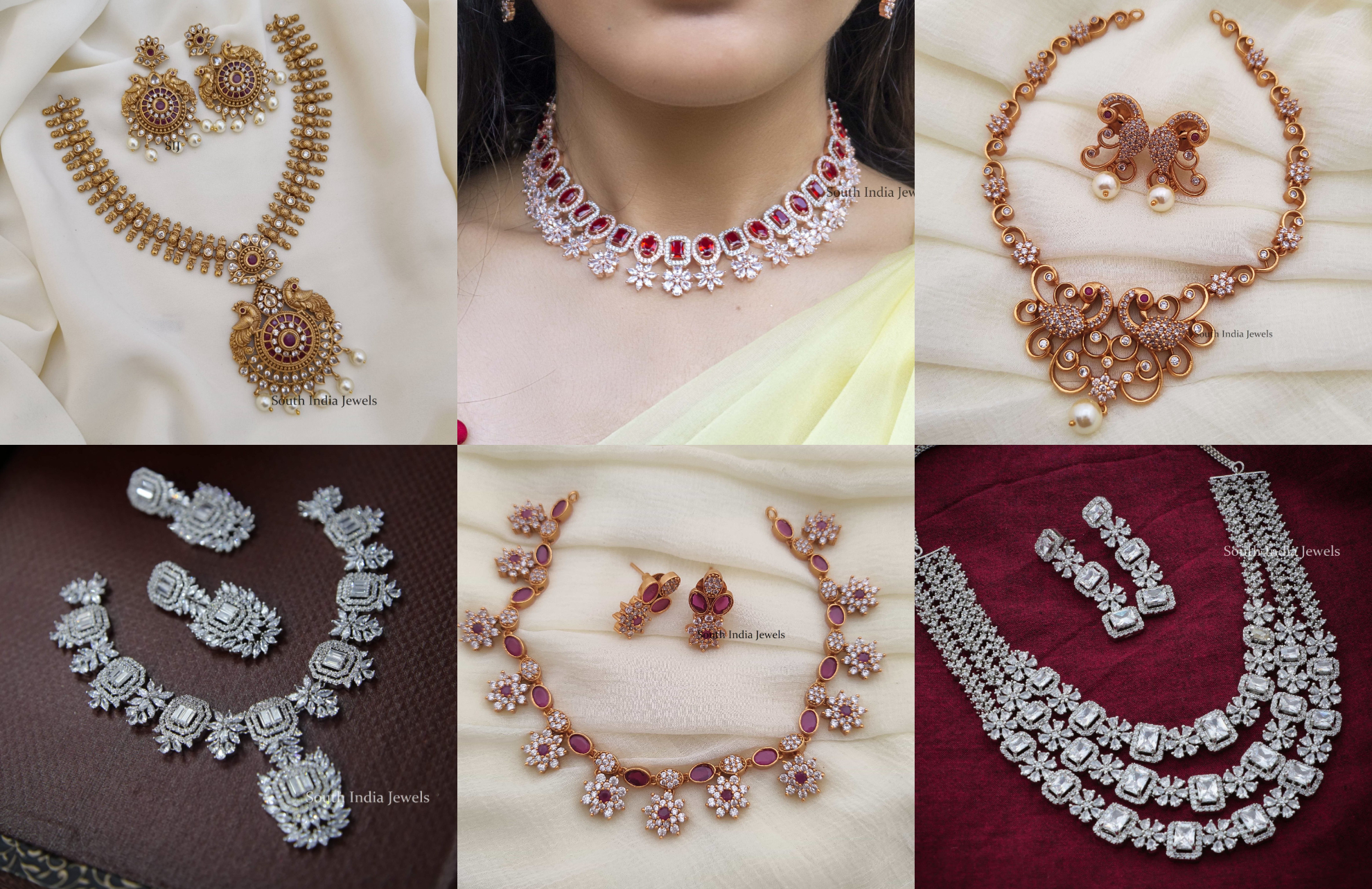 Check Out These Traditional White Stone Necklace Designs New Latest Designs