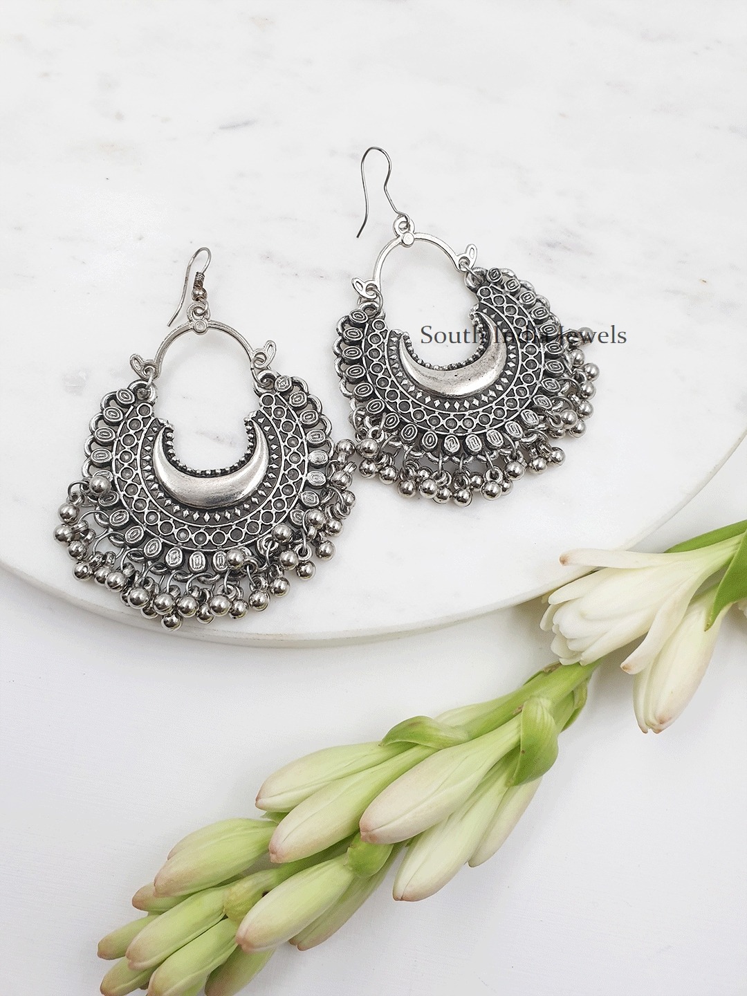 German Silver Earrings