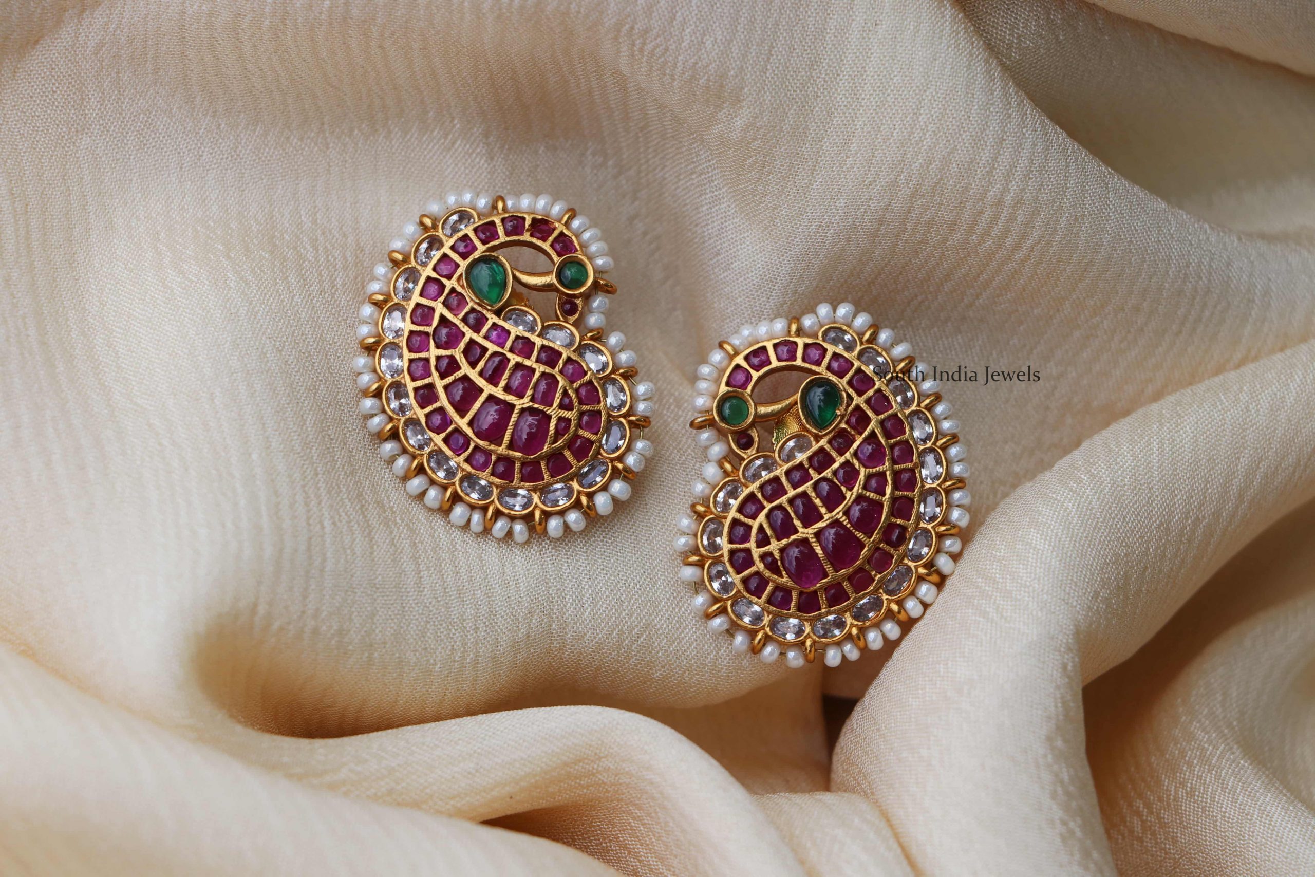 Aaina - Antique Gold Earrings | Gulaal Ethnic Indian Designer Jewels | Buy  Earrings Online | Pan India and Global Delivery – Gulaal Jewels