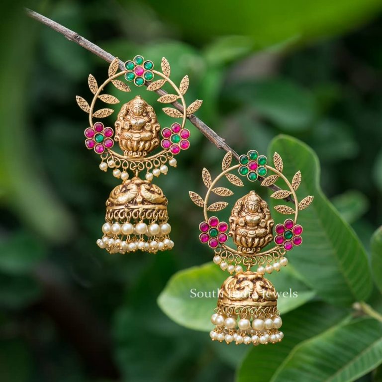 Traditional Lakshmi Jhumka Designs
