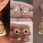Traditional White Stone Earrings | Premium Quality And Affordable