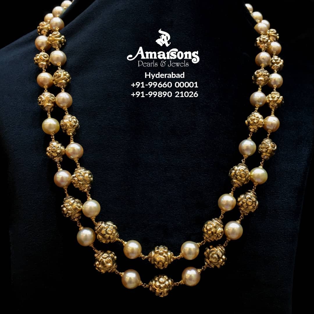 Gold pearl haram designs