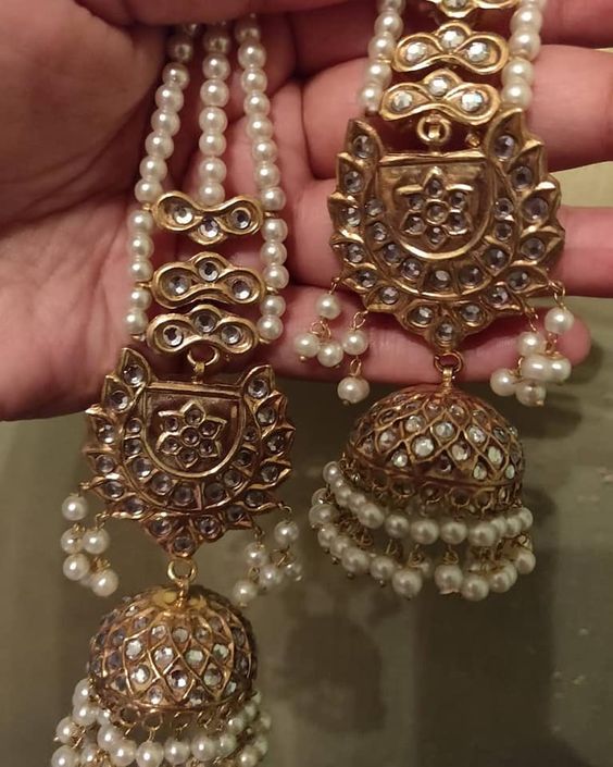 Bridal Gold Jhumka Designs