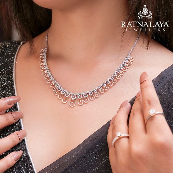 Fashionable Diamond Necklace Designs