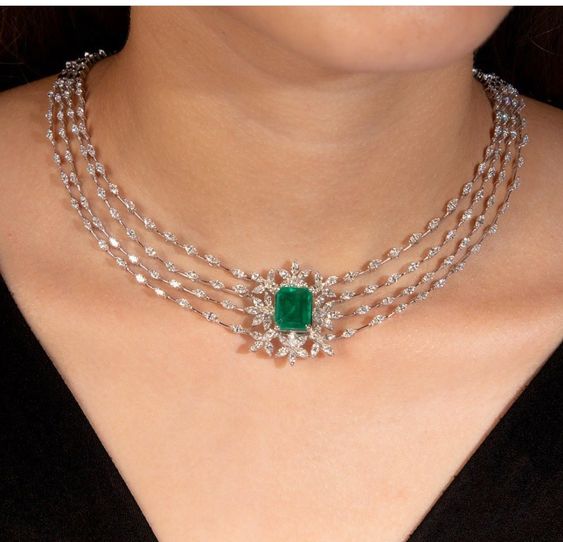 Modern Diamond Necklace Designs