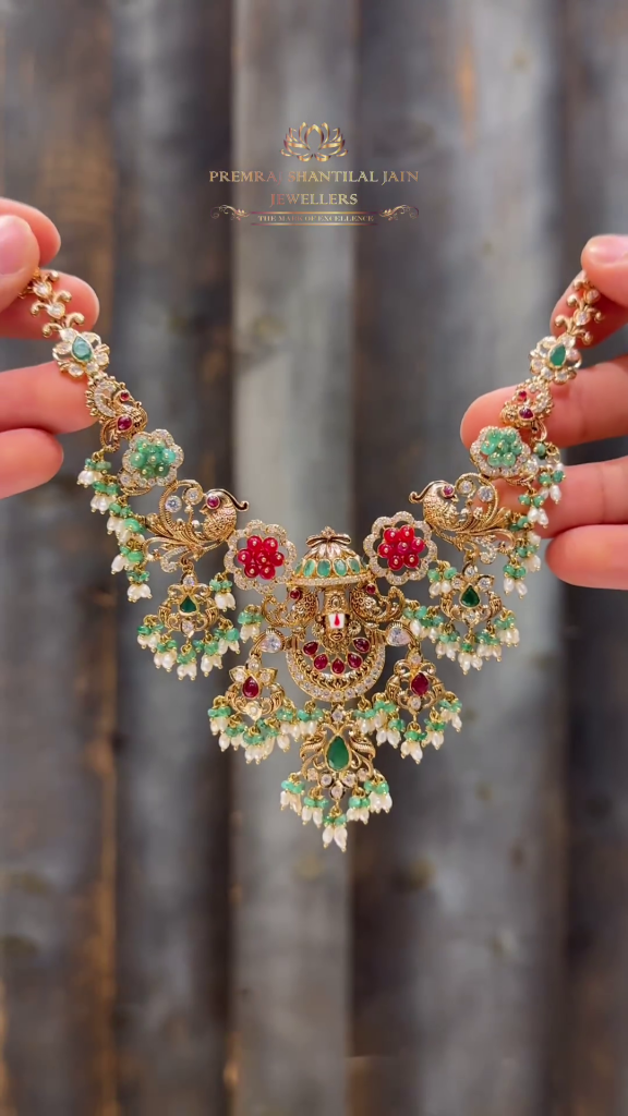 Balaji Nakshi Necklace From 'Premraj Shantilal Jain Jewellers'