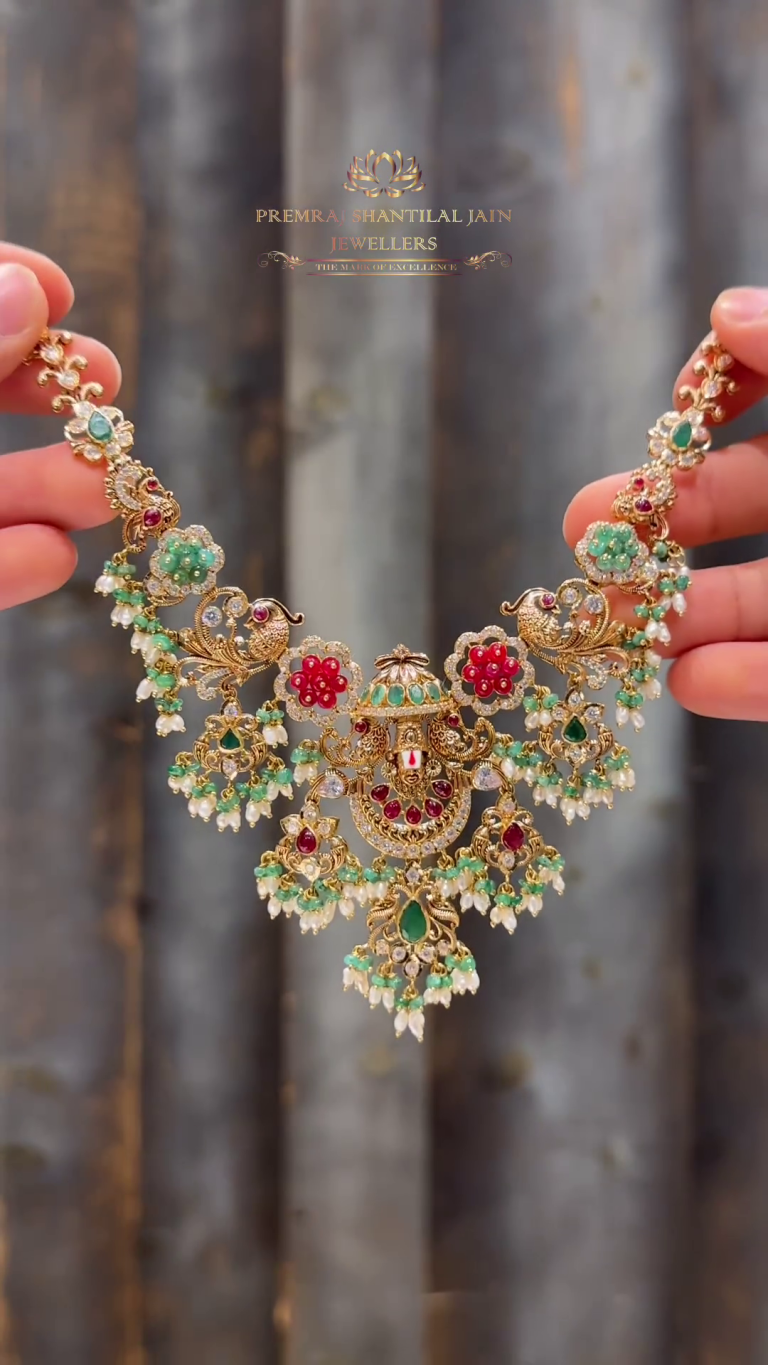 Balaji Nakshi Necklace From 'Premraj Shantilal Jain Jewellers'