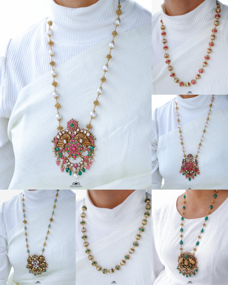 Gold Plated Beaded Chains From ‘Parampariya’