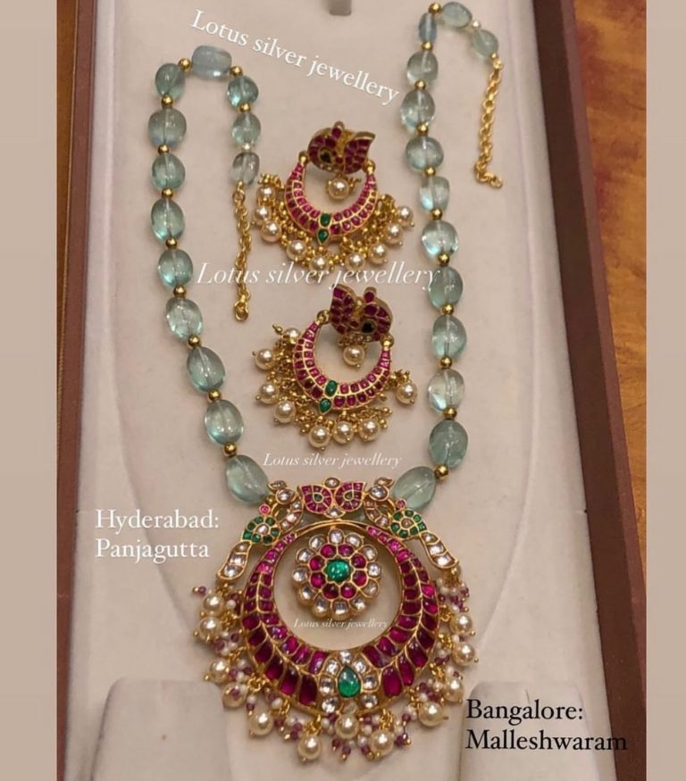 Gold Plated Jadau Kundan Necklace From ‘Antique Lotus’