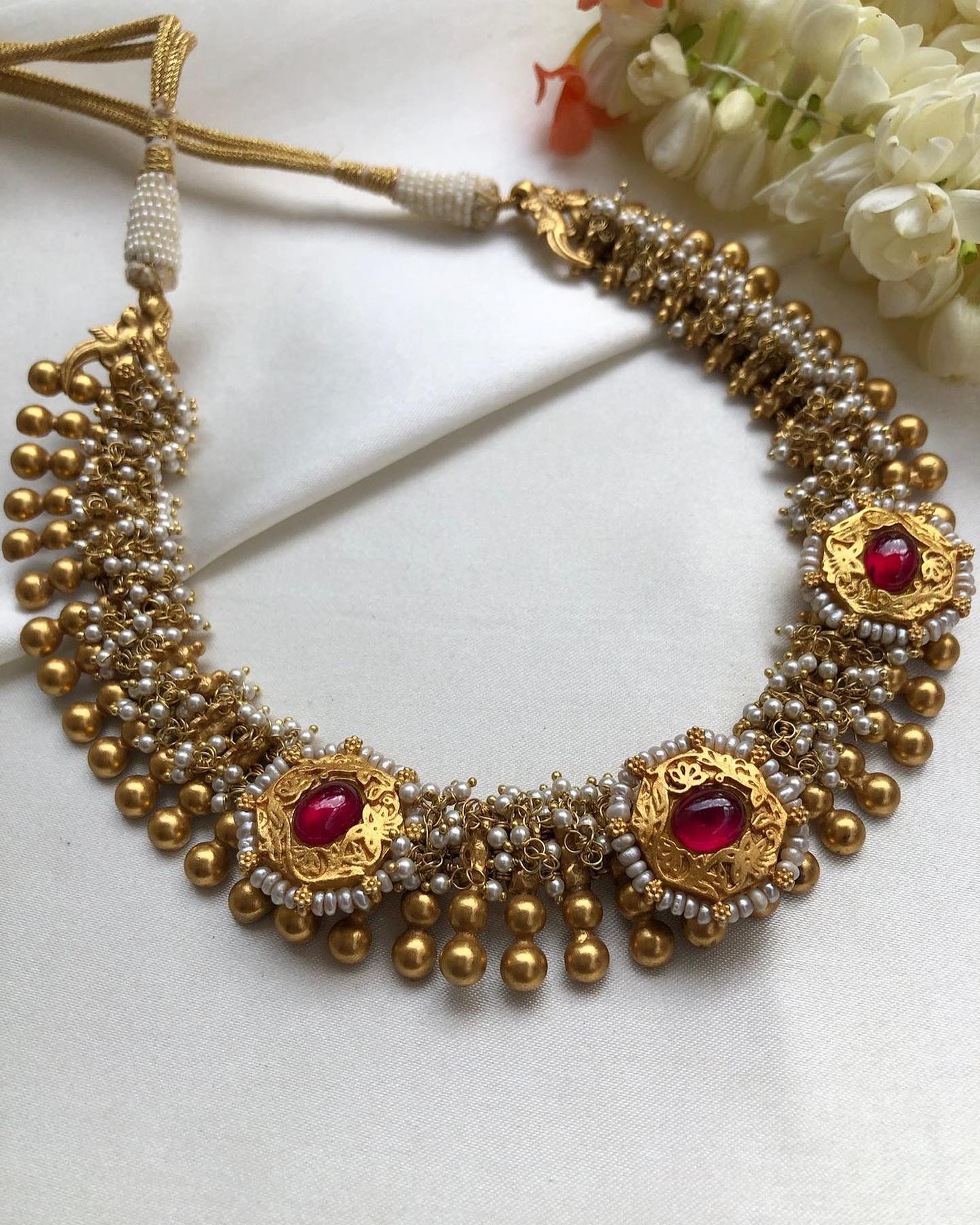 Gold Plated 92.5 Silver Necksets From 'House of Taamara' 