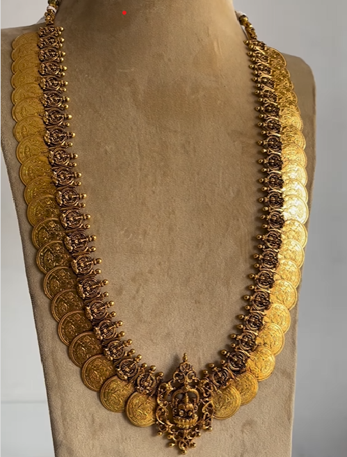Antique Kaasu Maala Long Necklace From 'Creative Gems And Jewels'