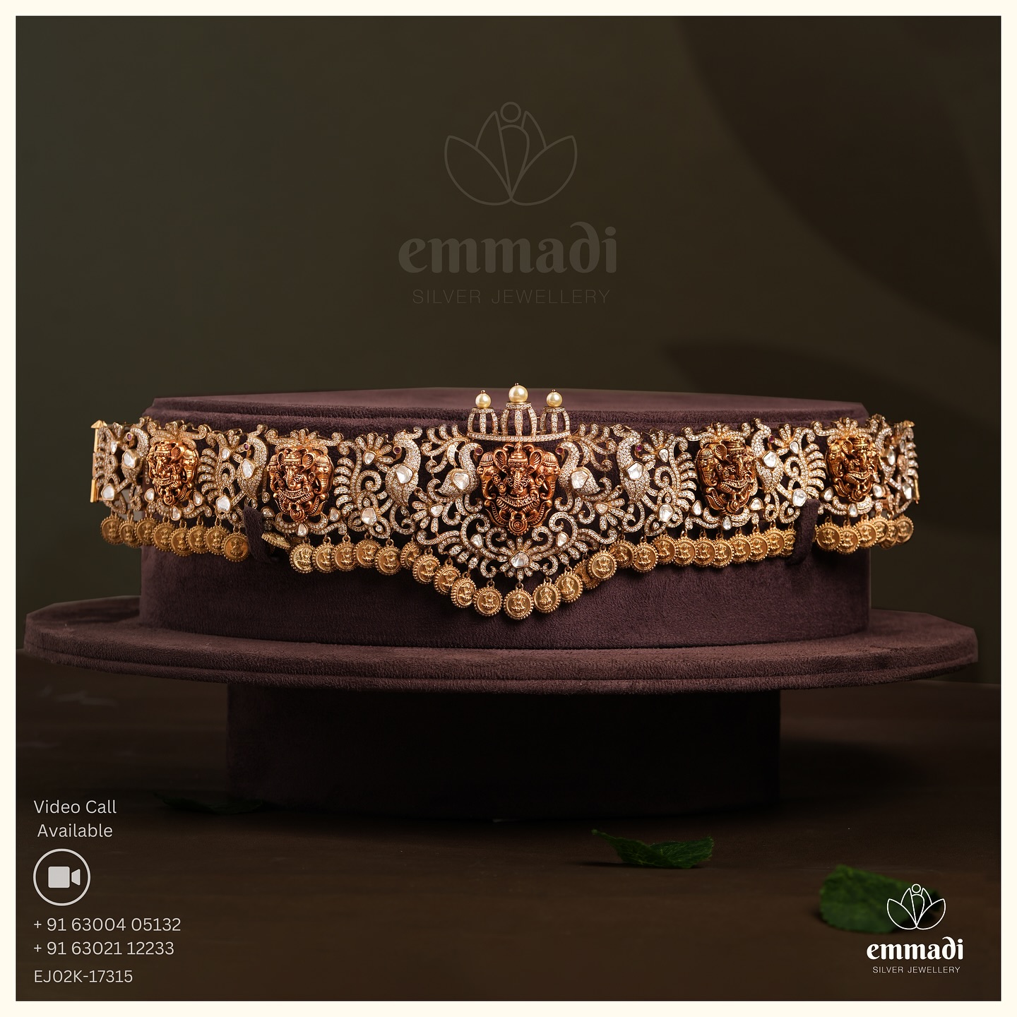 Bridal Gold Plated Vaddanam Collection From 'Emmadi Silver'