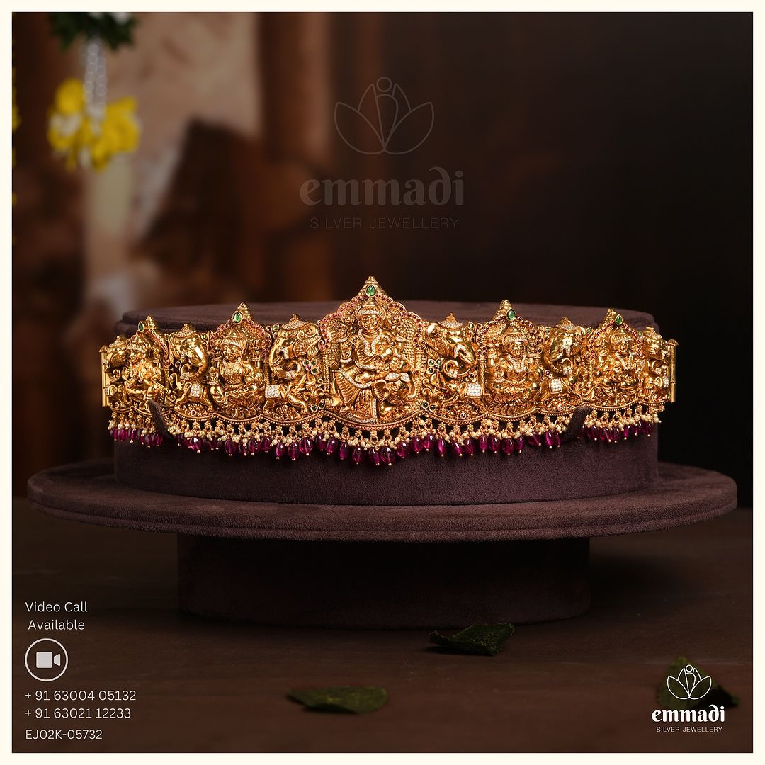 Bridal Gold Plated Vaddanam Collection From 'Emmadi Silver'