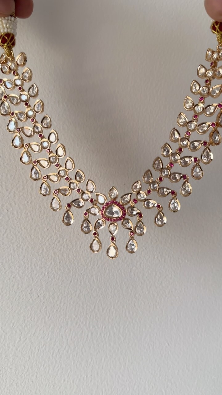 Polki Kundan Necklace From 'Anushree Designs'