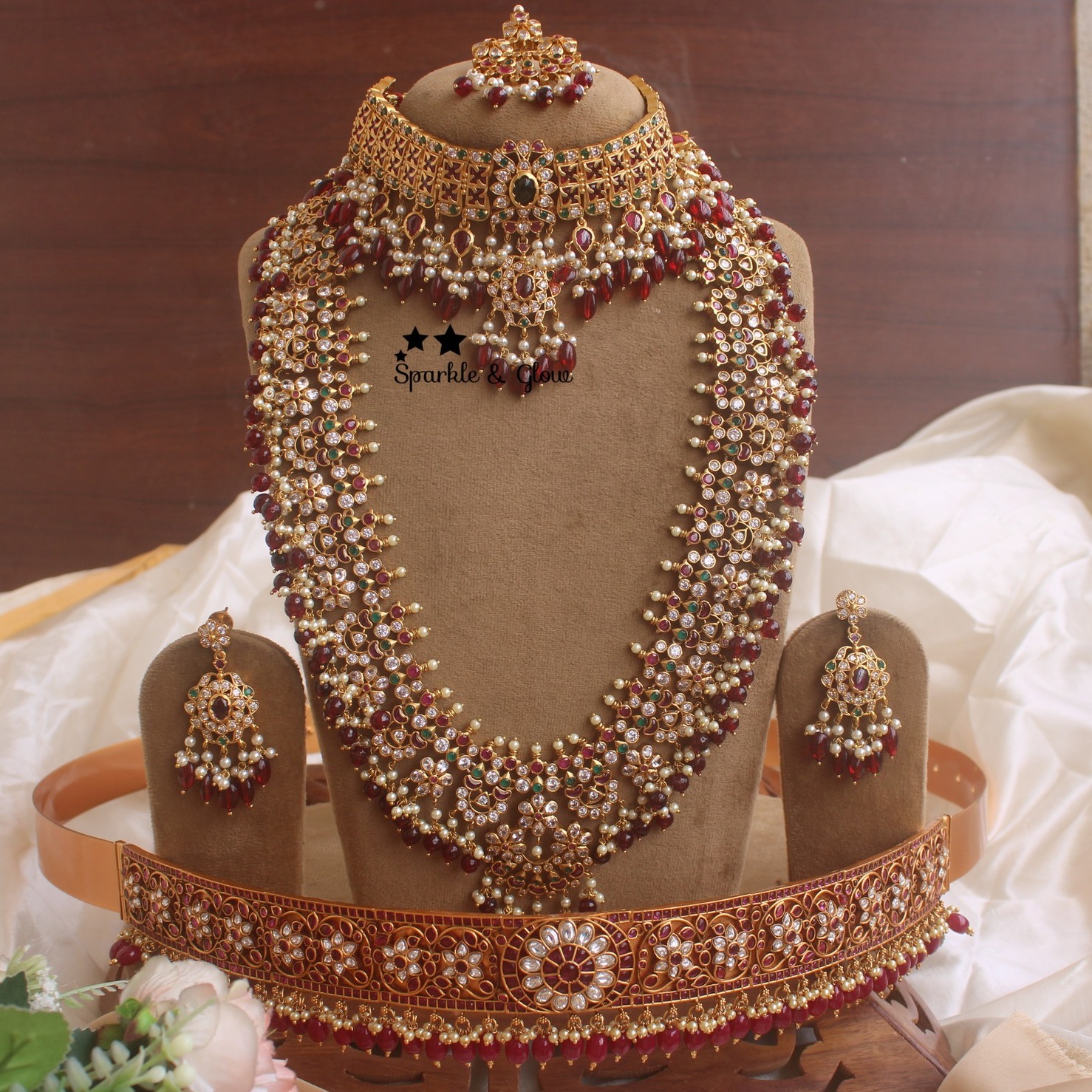 Traditional Bridal Jewellery Set From 'Sparkle'