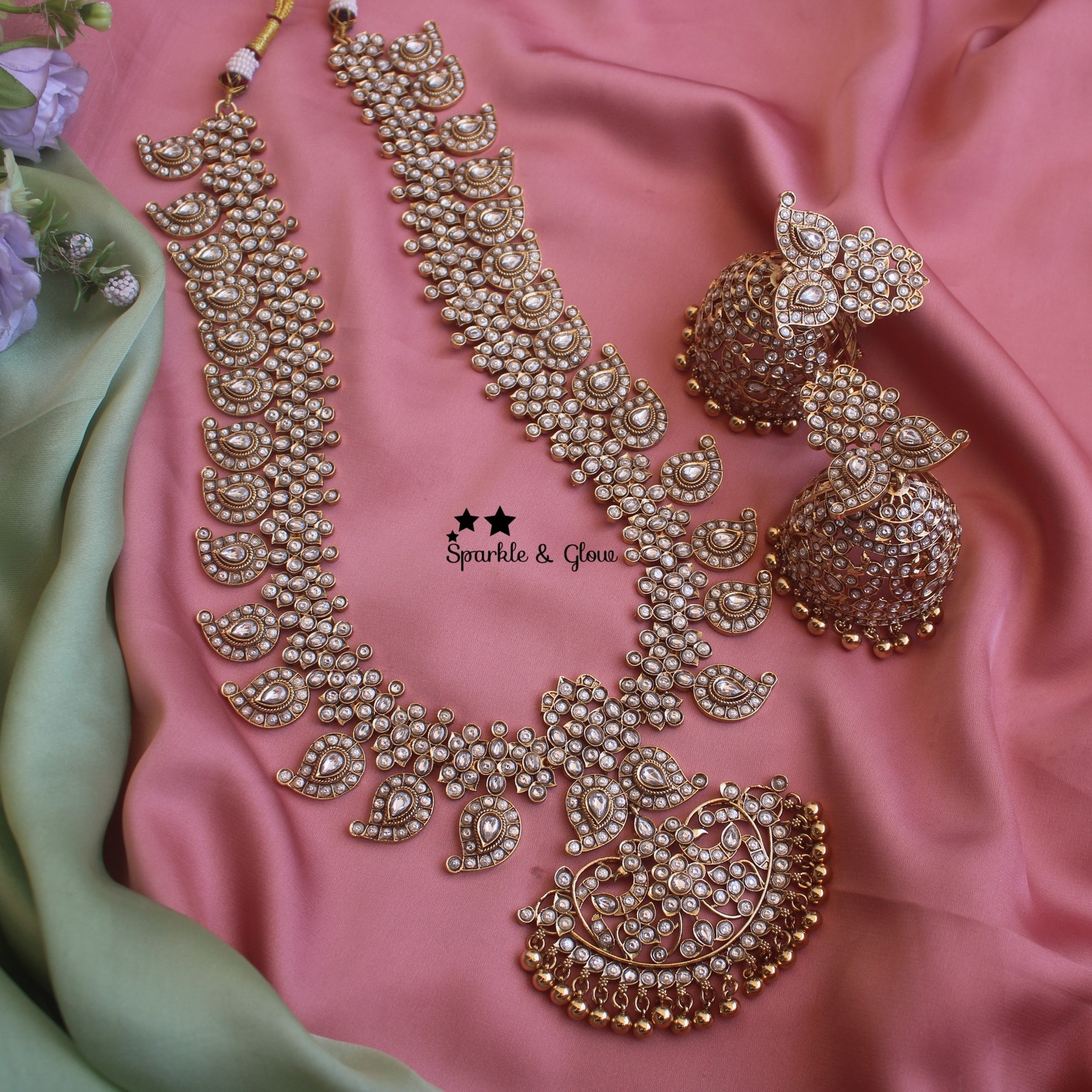 Traditional Bridal Jewellery Set From 'Sparkle'