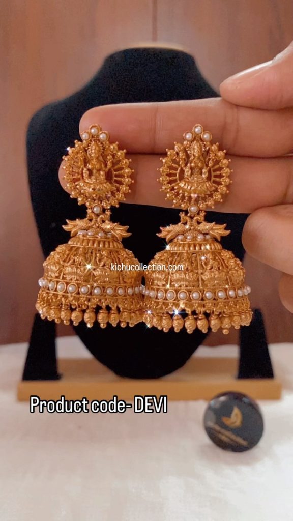 Bridal Pearl Jhumkas From 'Kichu Collection'