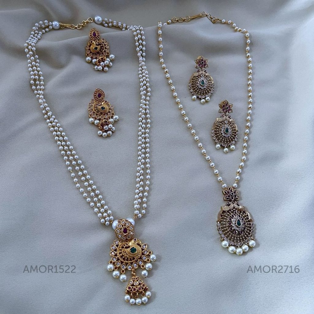 Imitation Pearl Chain Set From 'Amora Arts and Jewels'
