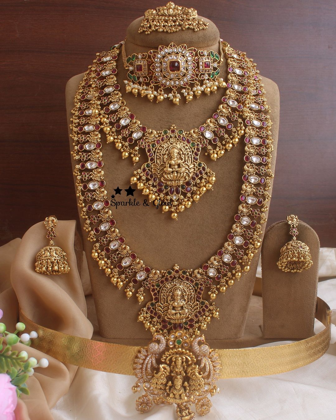 Gold Finish Jewellery Sets From 'Sparkle By Archana'