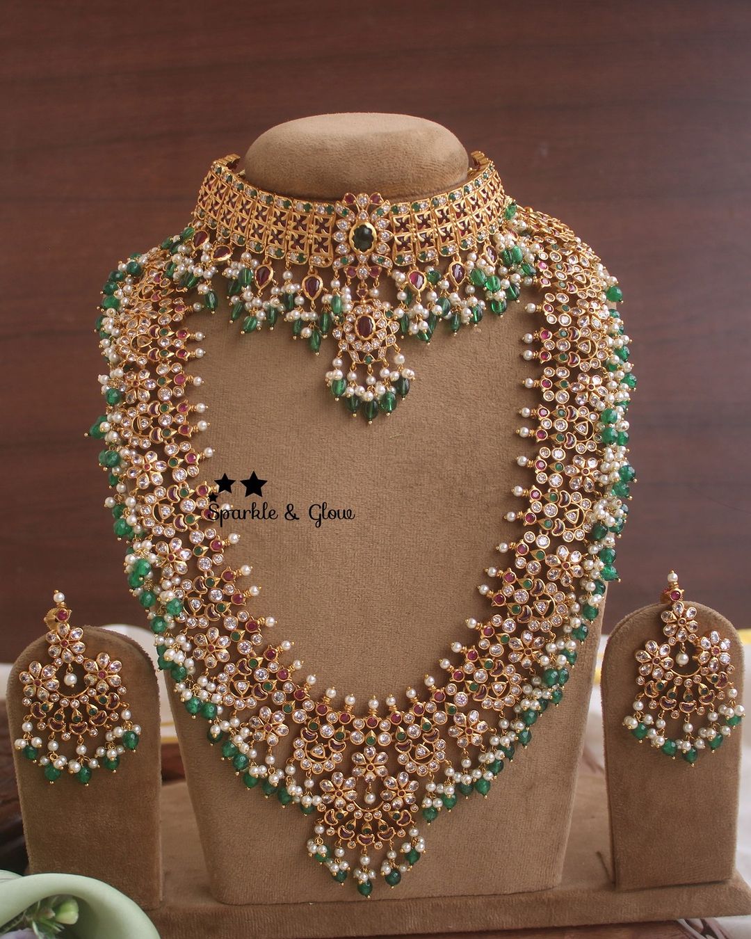 Gold Finish Jewellery Sets From 'Sparkle By Archana'