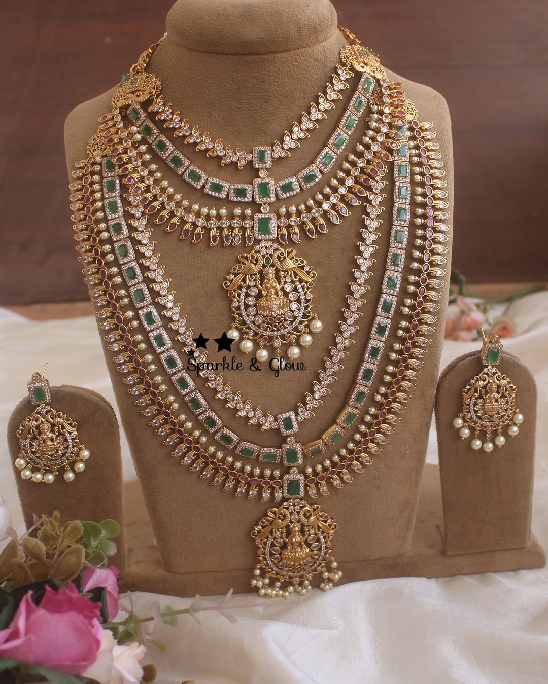 Gold Finish Jewellery Sets From 'Sparkle By Archana'