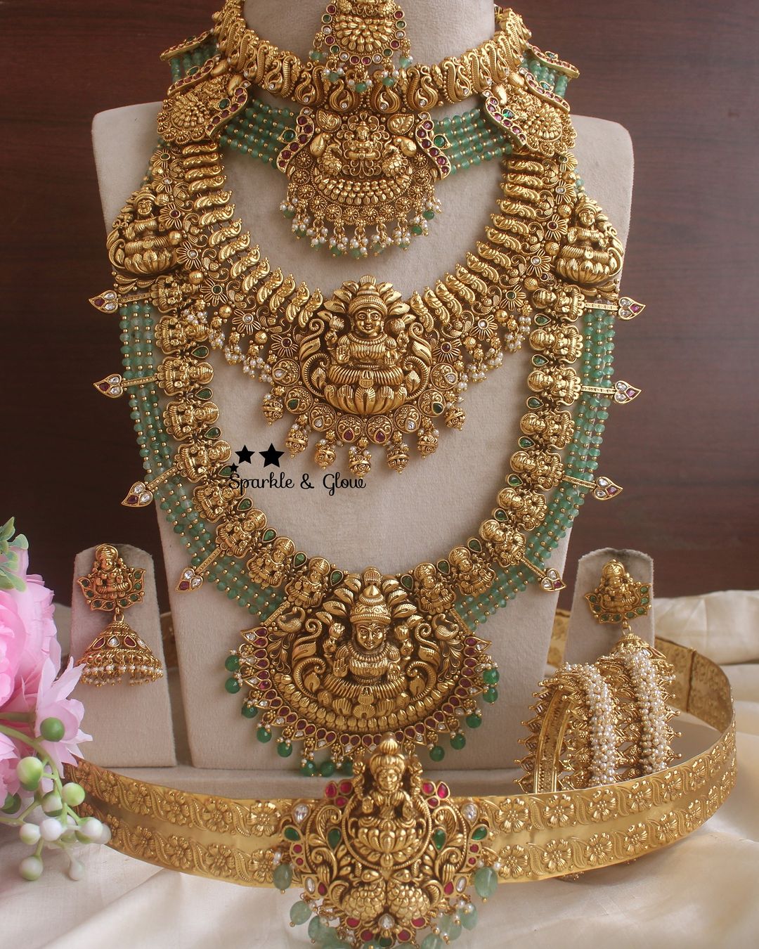 Gold Finish Jewellery Sets From 'Sparkle By Archana'