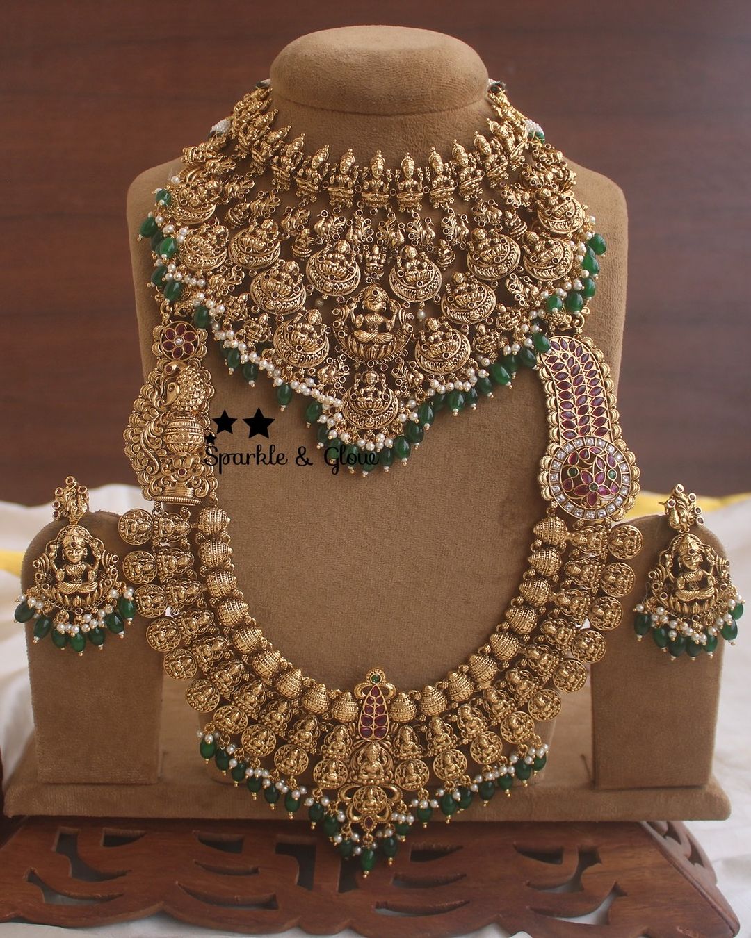 Gold Finish Jewellery Sets From 'Sparkle By Archana'