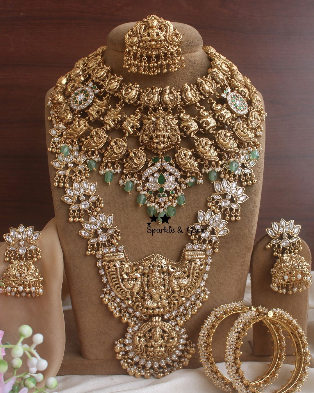 Gold Finish Jewellery Sets From 'Sparkle By Archana'