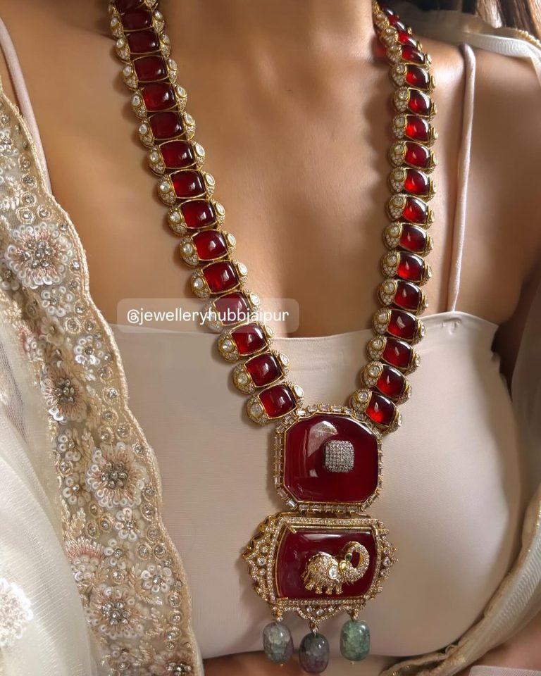Imitation Stones Long Haram From 'Jewellery Hubb Jaipur'