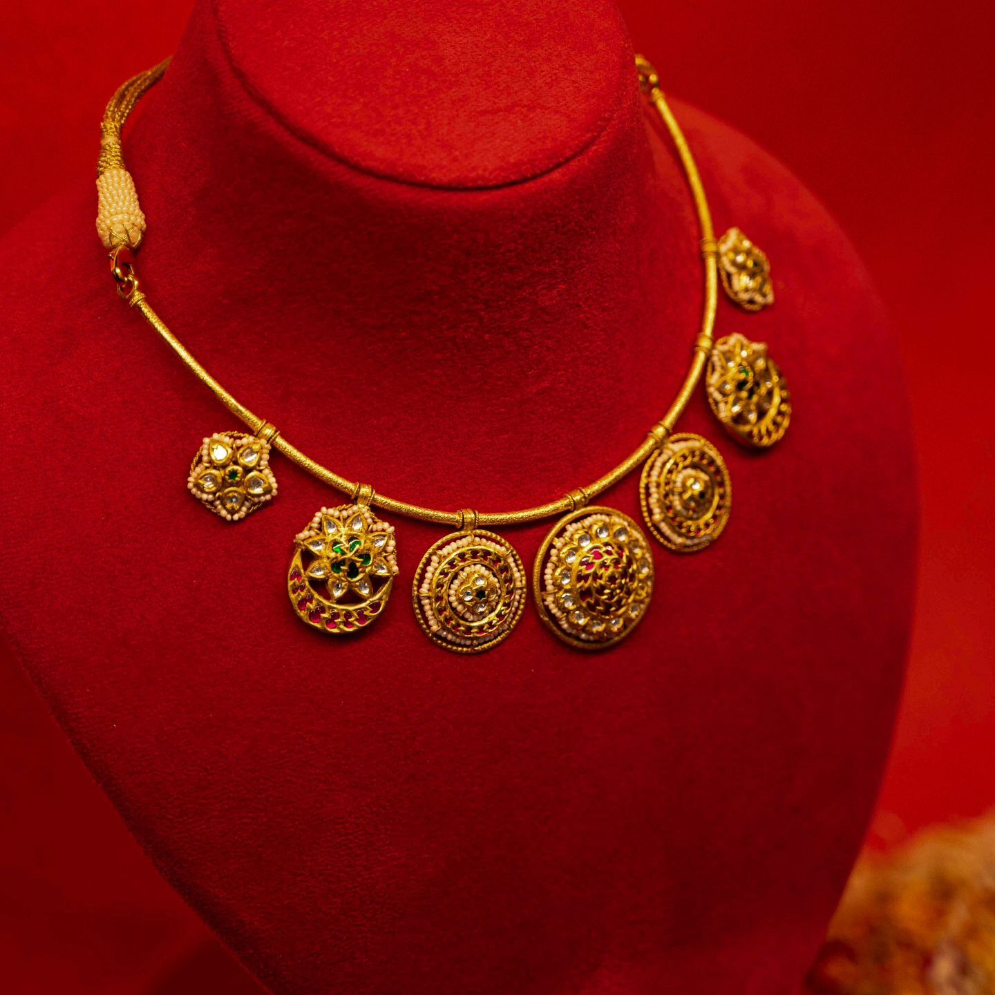 Traditional Multi Coin Necklace From 'Pure Gold Jodhpur'