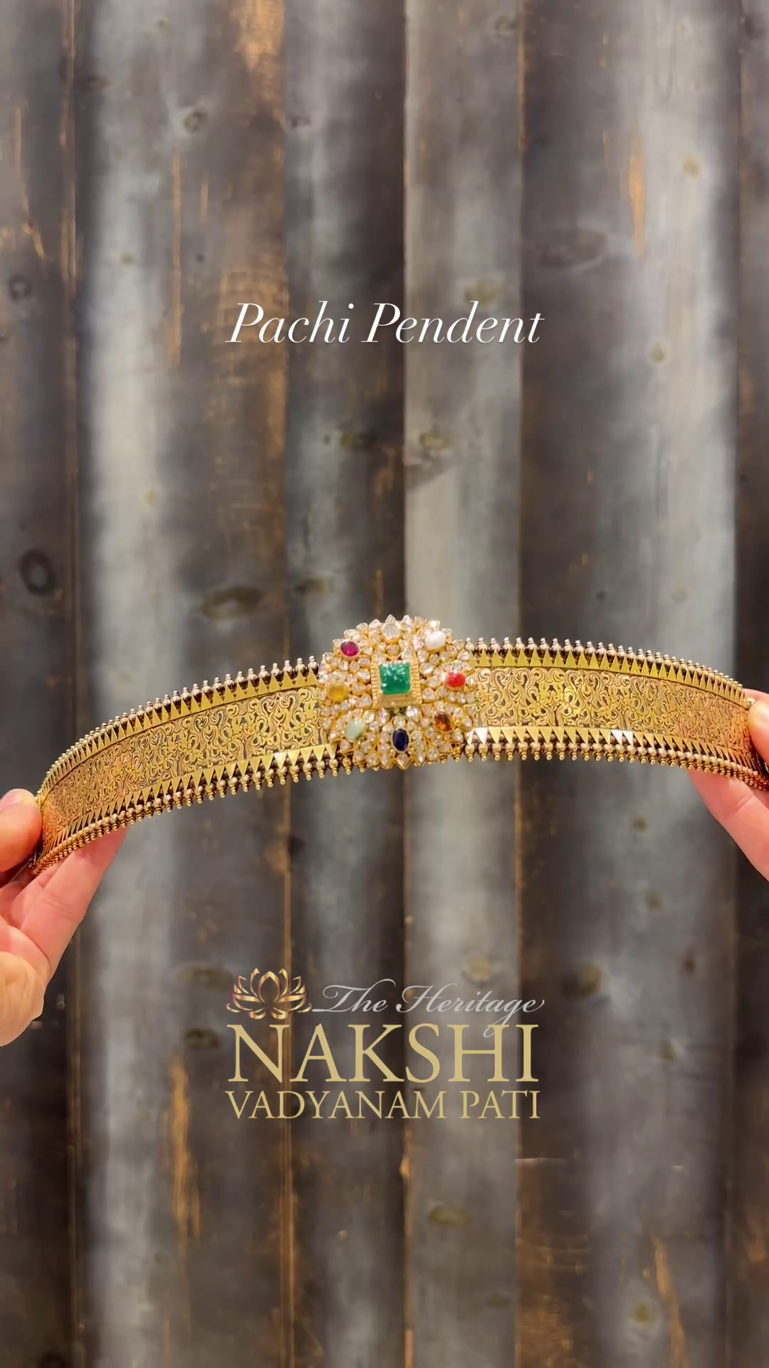 Heritage Nakshi Vaddanam From 'Premraj Shantilal Jain Jewellers'