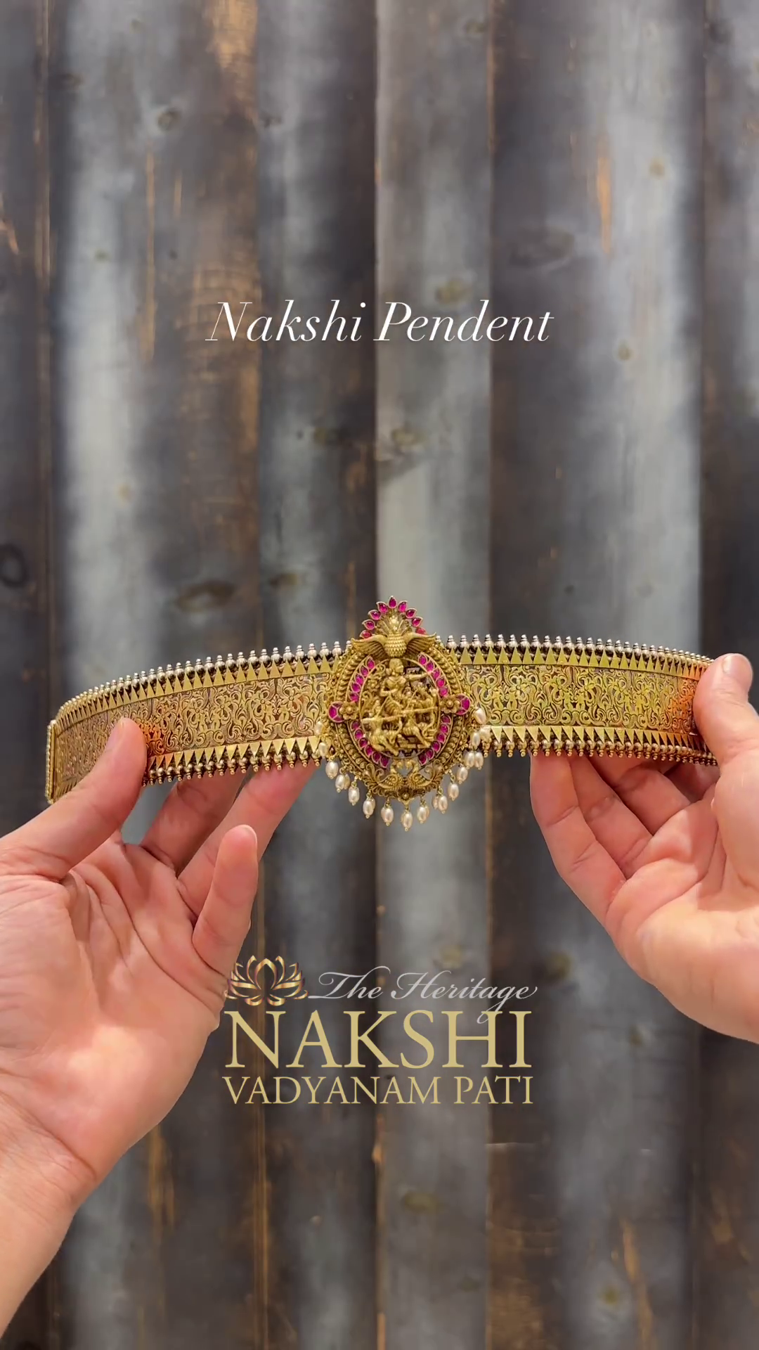 Heritage Nakshi Vaddanam From 'Premraj Shantilal Jain Jewellers'