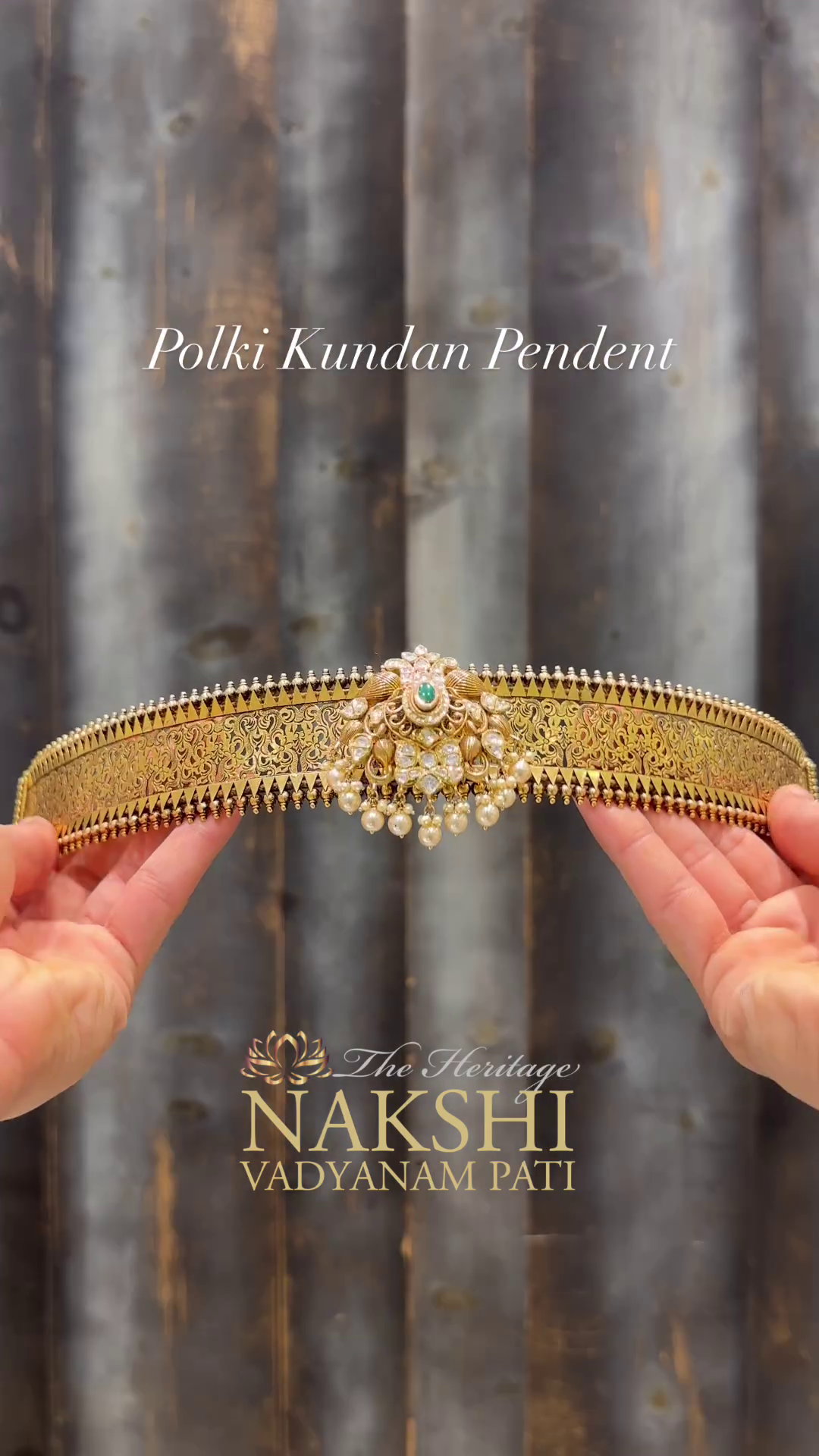 Heritage Nakshi Vaddanam From 'Premraj Shantilal Jain Jewellers'