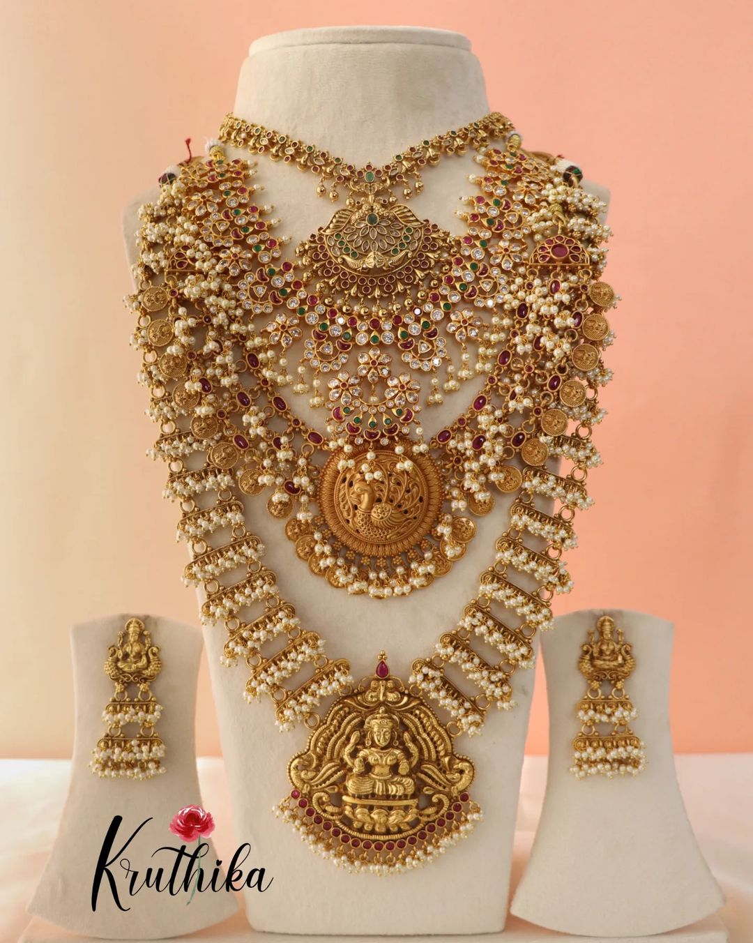 Imitation Bridal Jewellery Sets From 'Kruthika Jewellery'