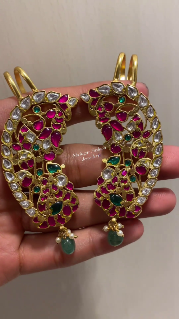 Imitation Jadau Kundan Earcuffs From 'Shringar Fashion Jewellery'