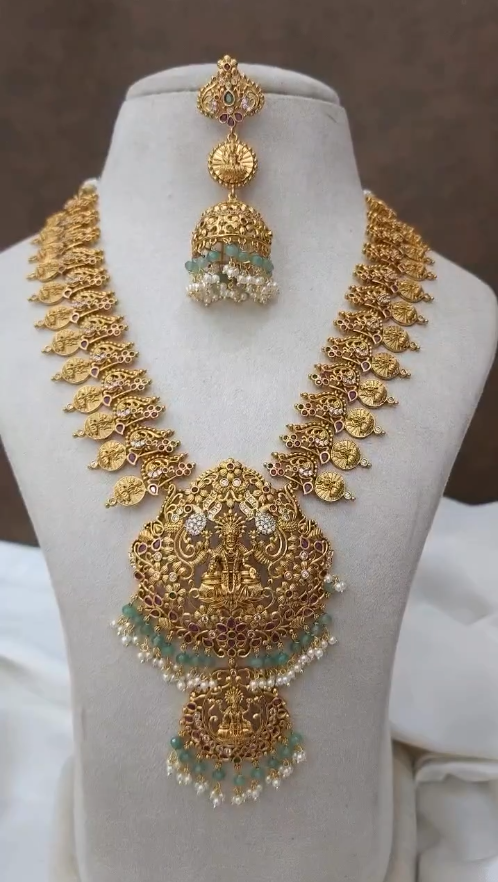 Imitation Temple Lakshmi Haram From 'VV Jewellery' 