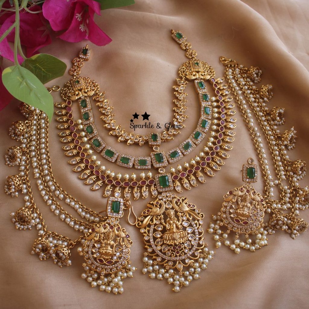 Imitation Traditional Necklace Combo From 'Sparkles By Archana'