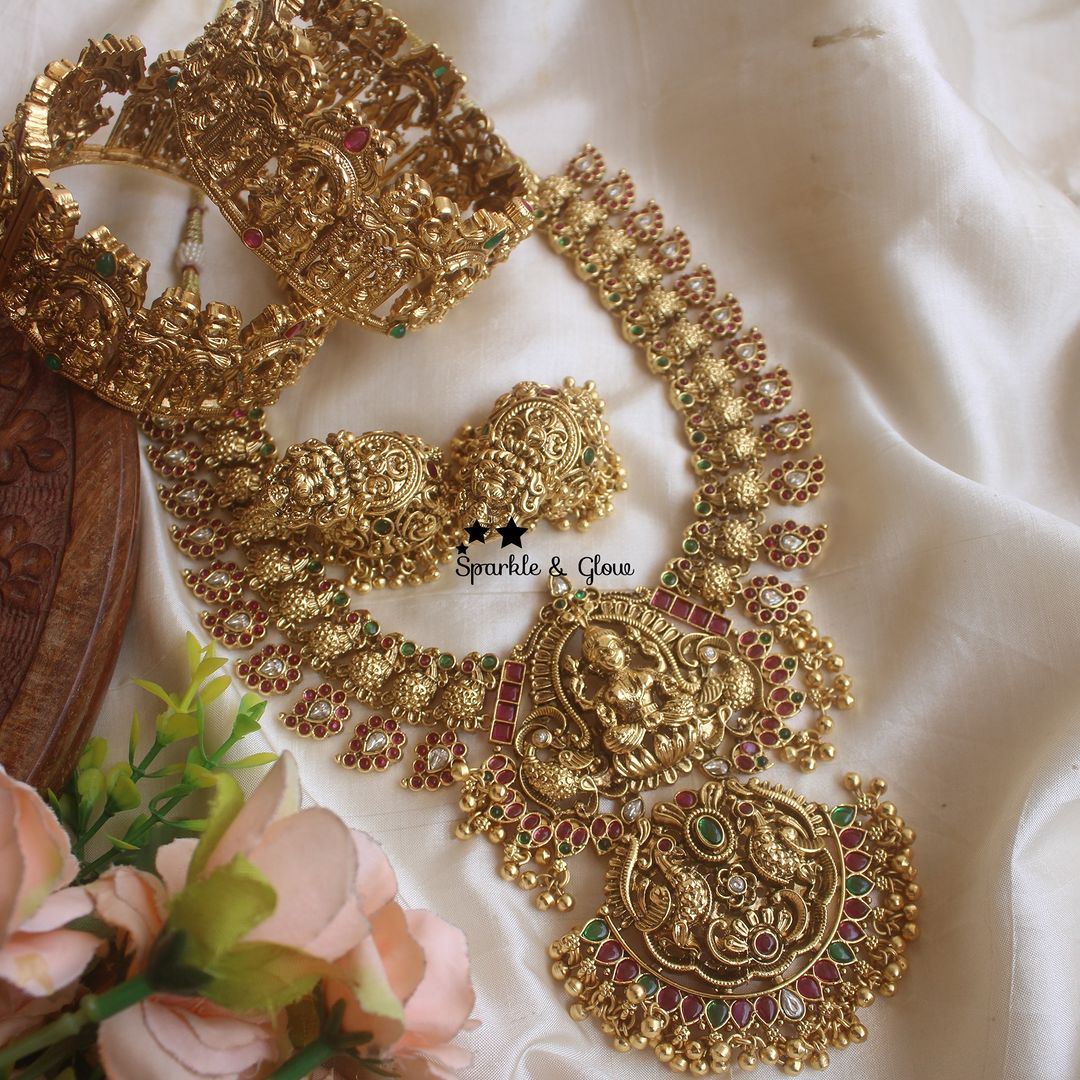 Imitation Traditional Necklace Combo From 'Sparkles By Archana' 