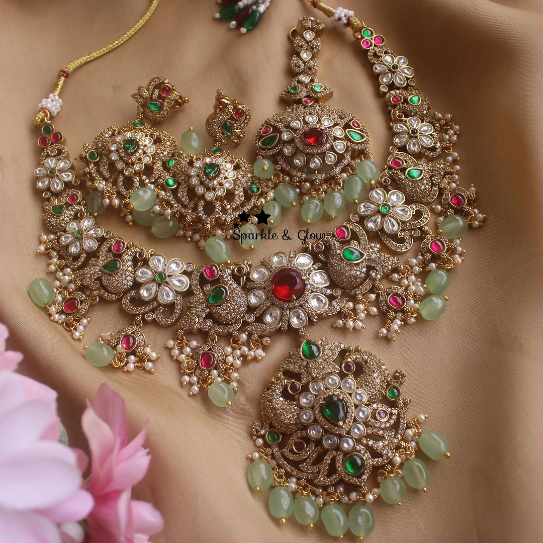 Imitation Traditional Necklace Combo From 'Sparkles By Archana' 