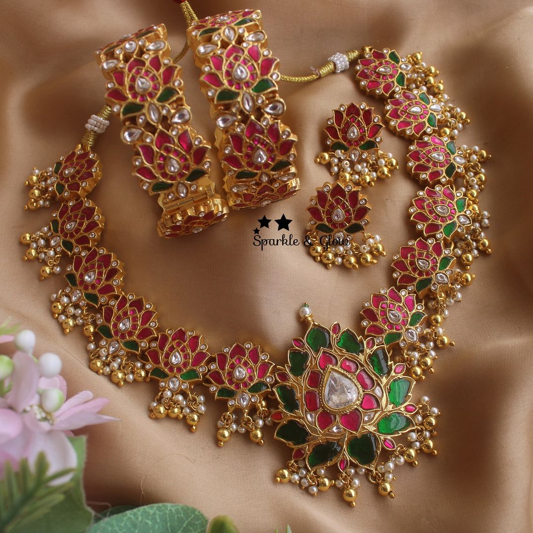 Imitation Traditional Necklace Combo From 'Sparkles By Archana' 