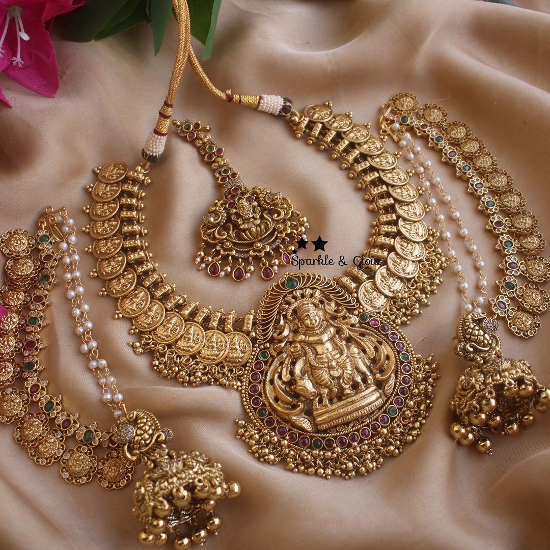 Imitation Traditional Necklace Combo From 'Sparkles By Archana' 