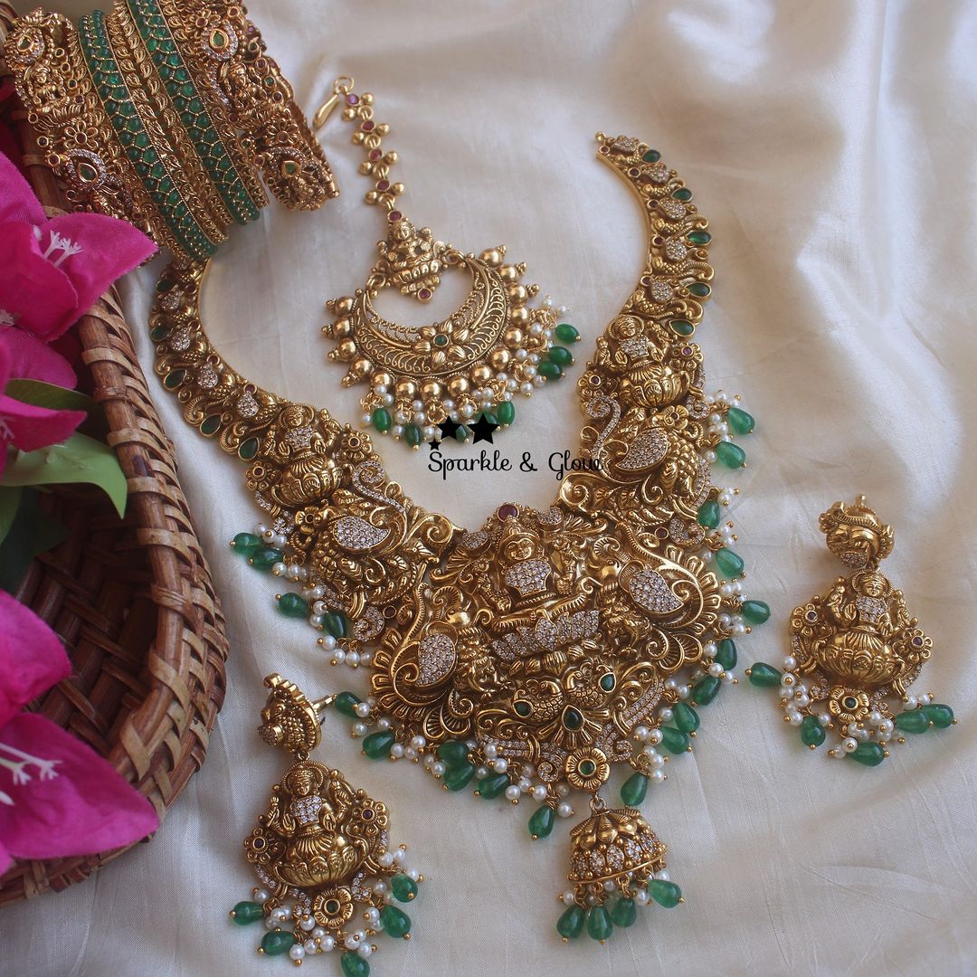 Imitation Traditional Necklace Combo From 'Sparkles By Archana' 