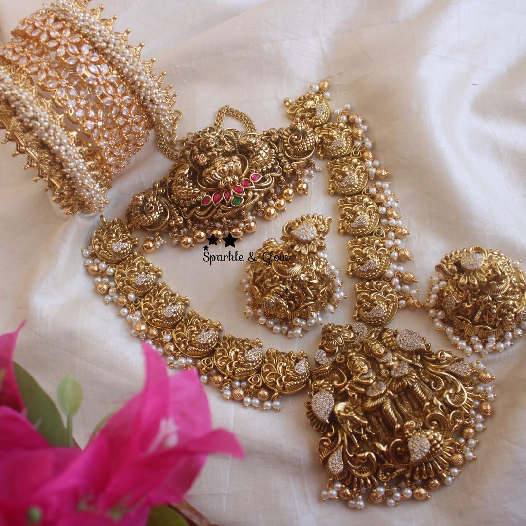 Imitation Traditional Necklace Combo From 'Sparkles By Archana' 